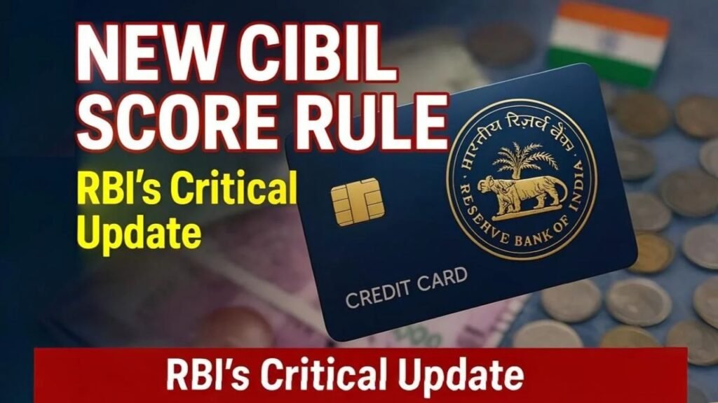 New CIBIL Score Rule